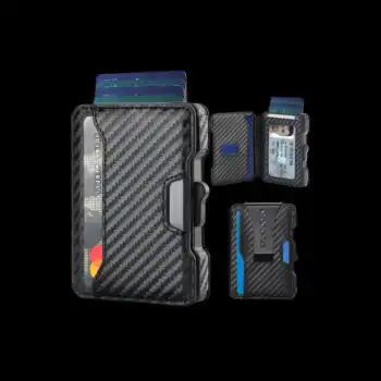 One-click pinball card metal card bag